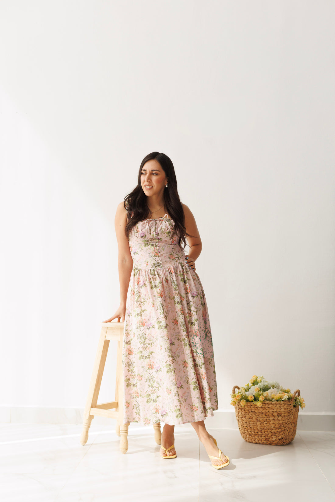 BLUSH GARDEN DRESS