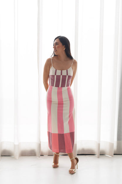 Sunset Stripe Dress