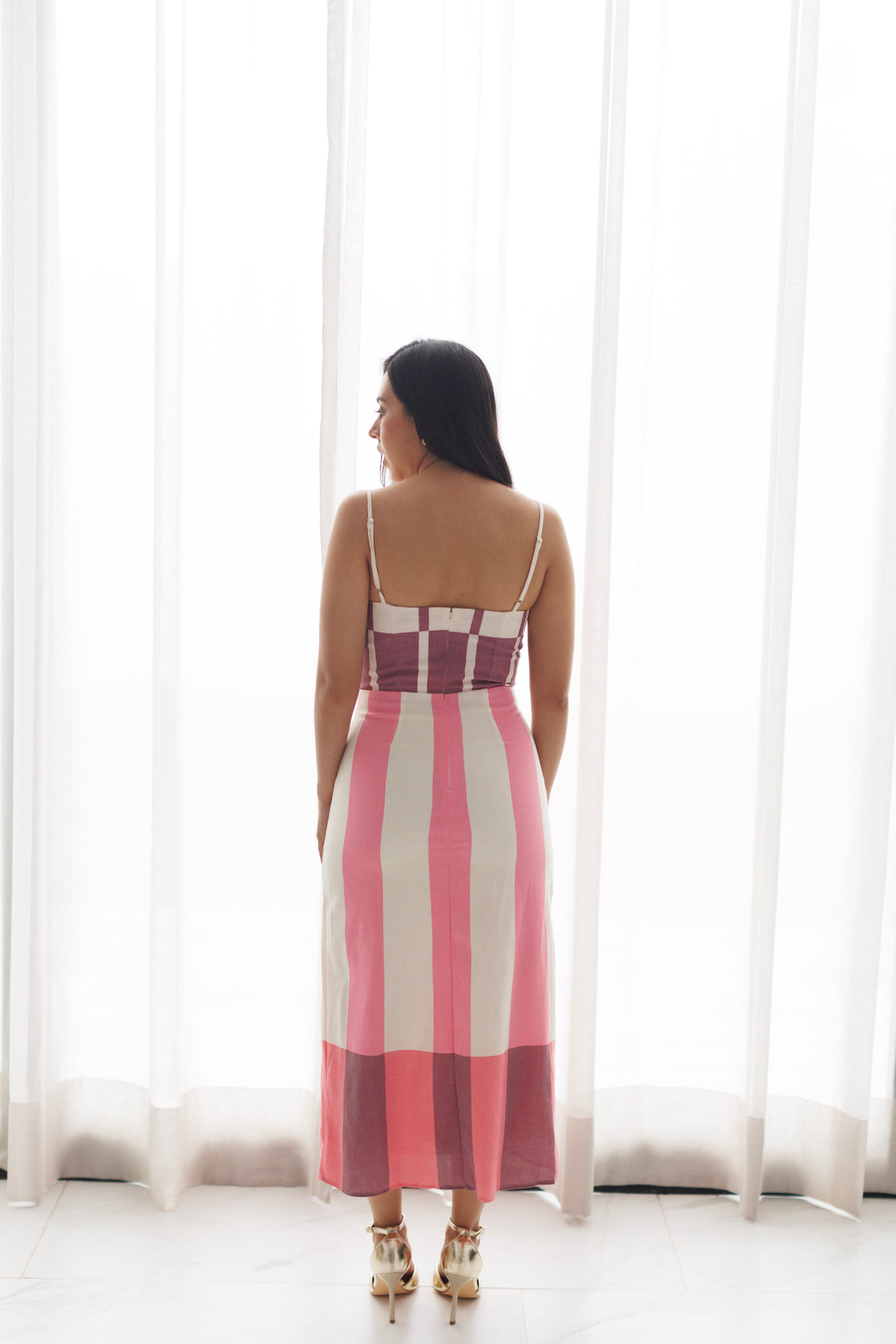 Sunset Stripe Dress