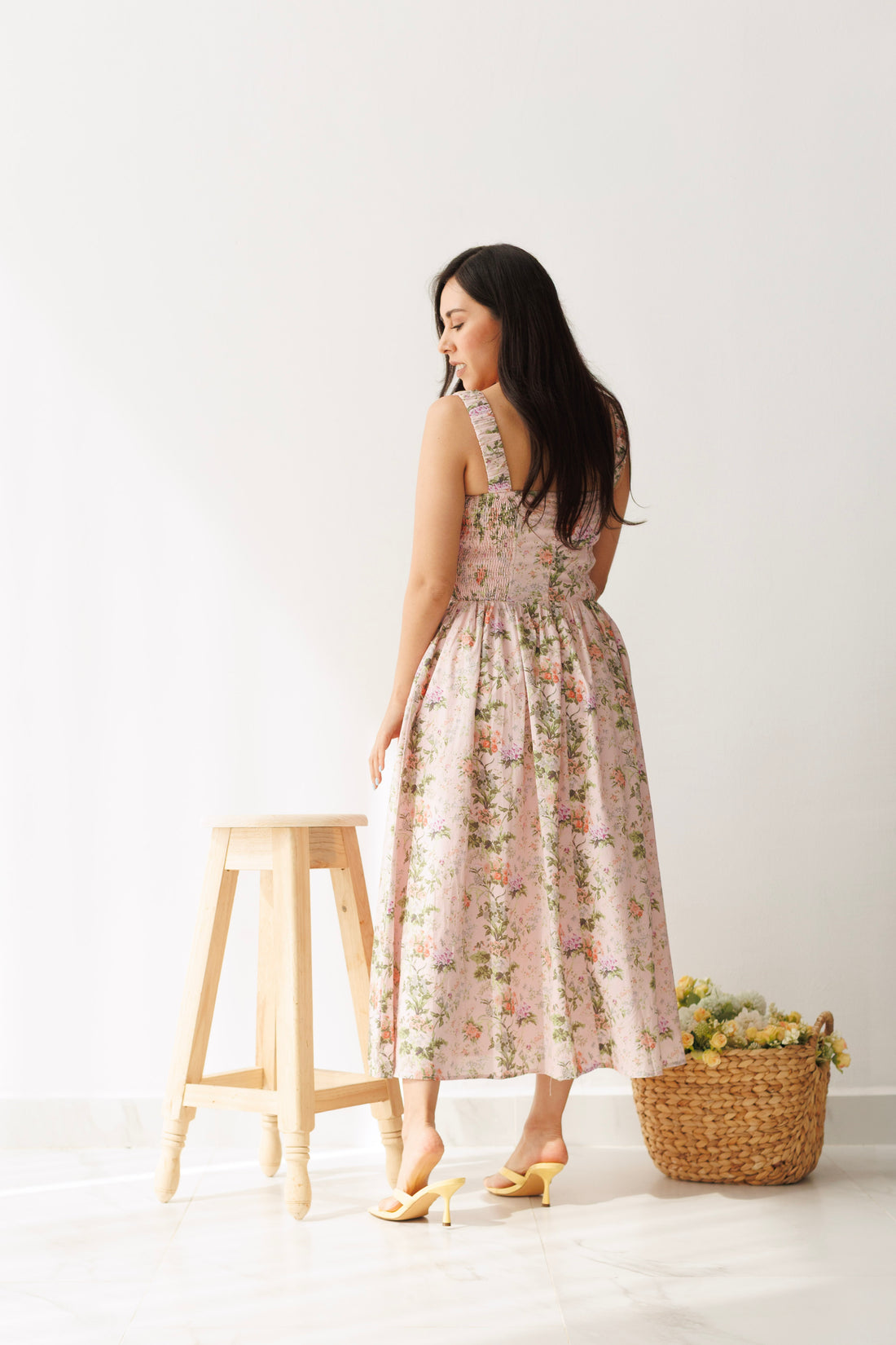 BLUSH GARDEN DRESS