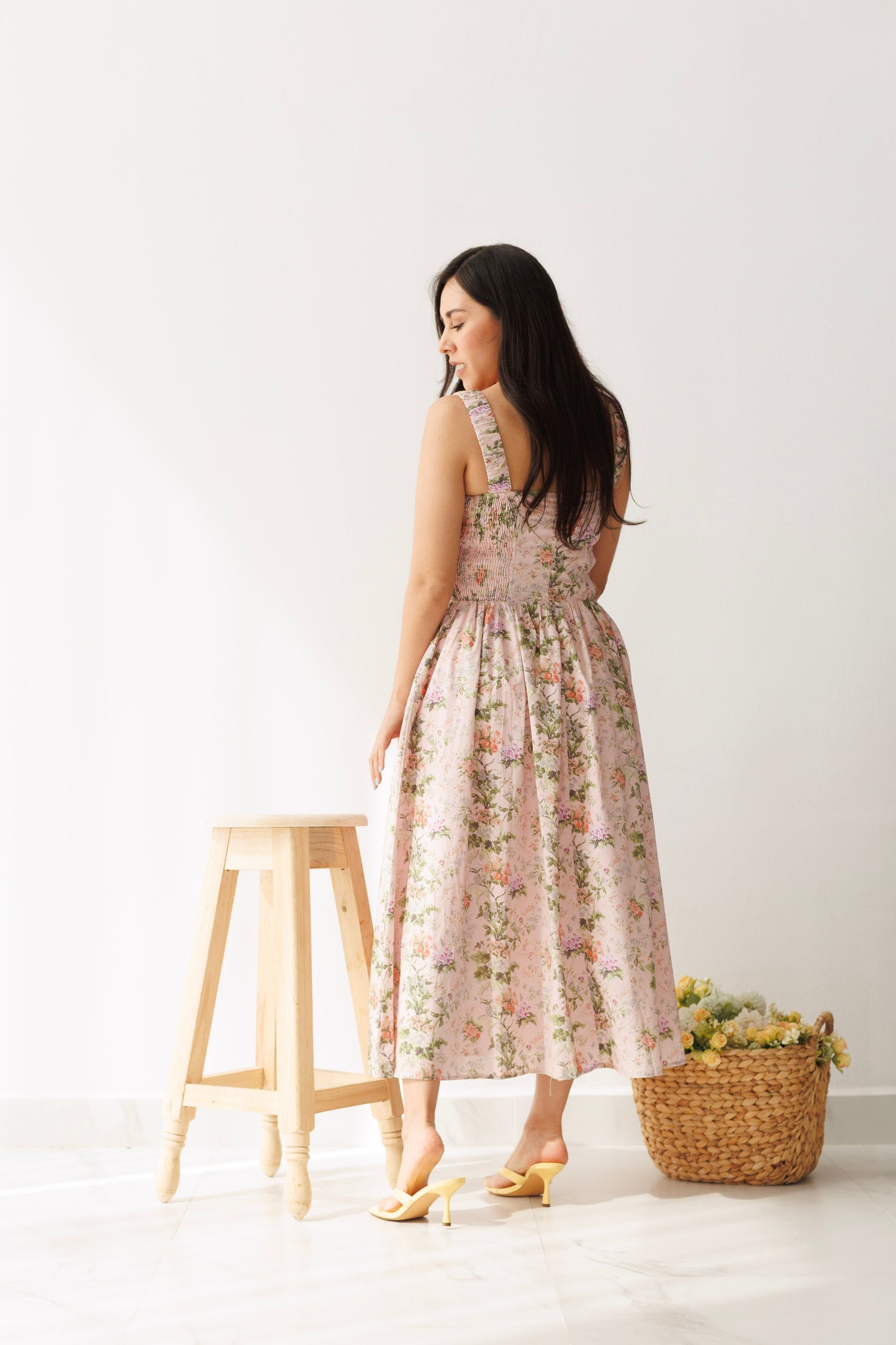 BLUSH GARDEN DRESS