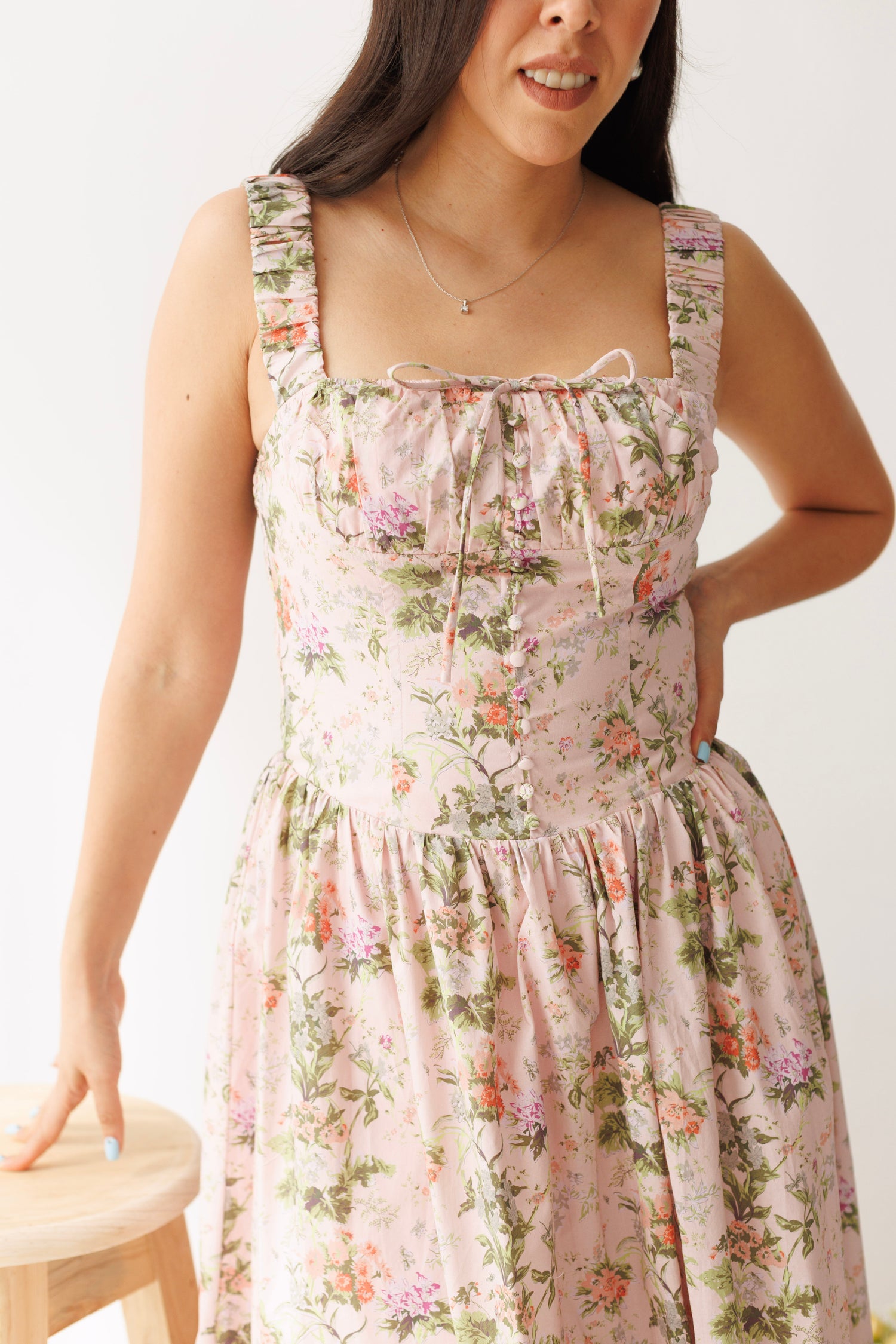 BLUSH GARDEN DRESS