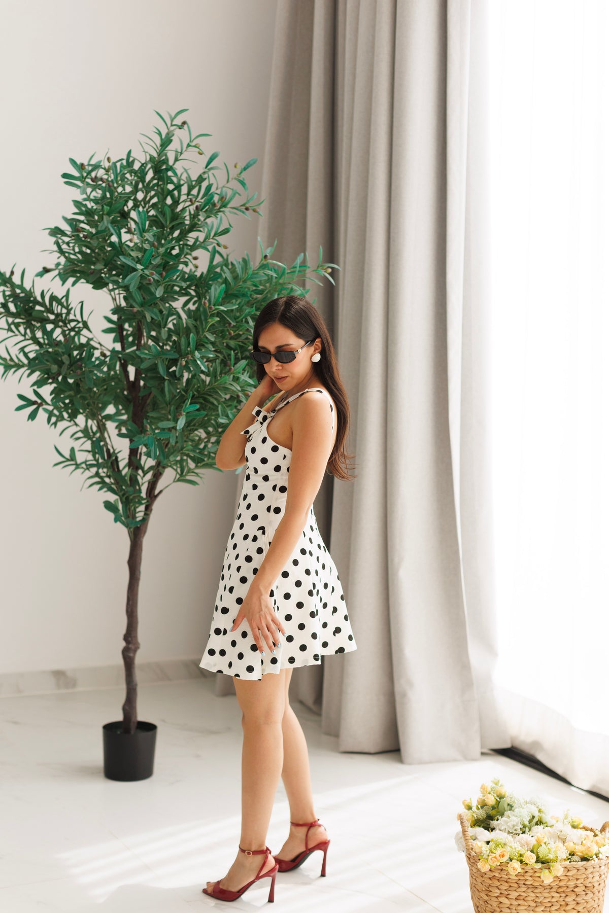 POLKA GLAM DRESS