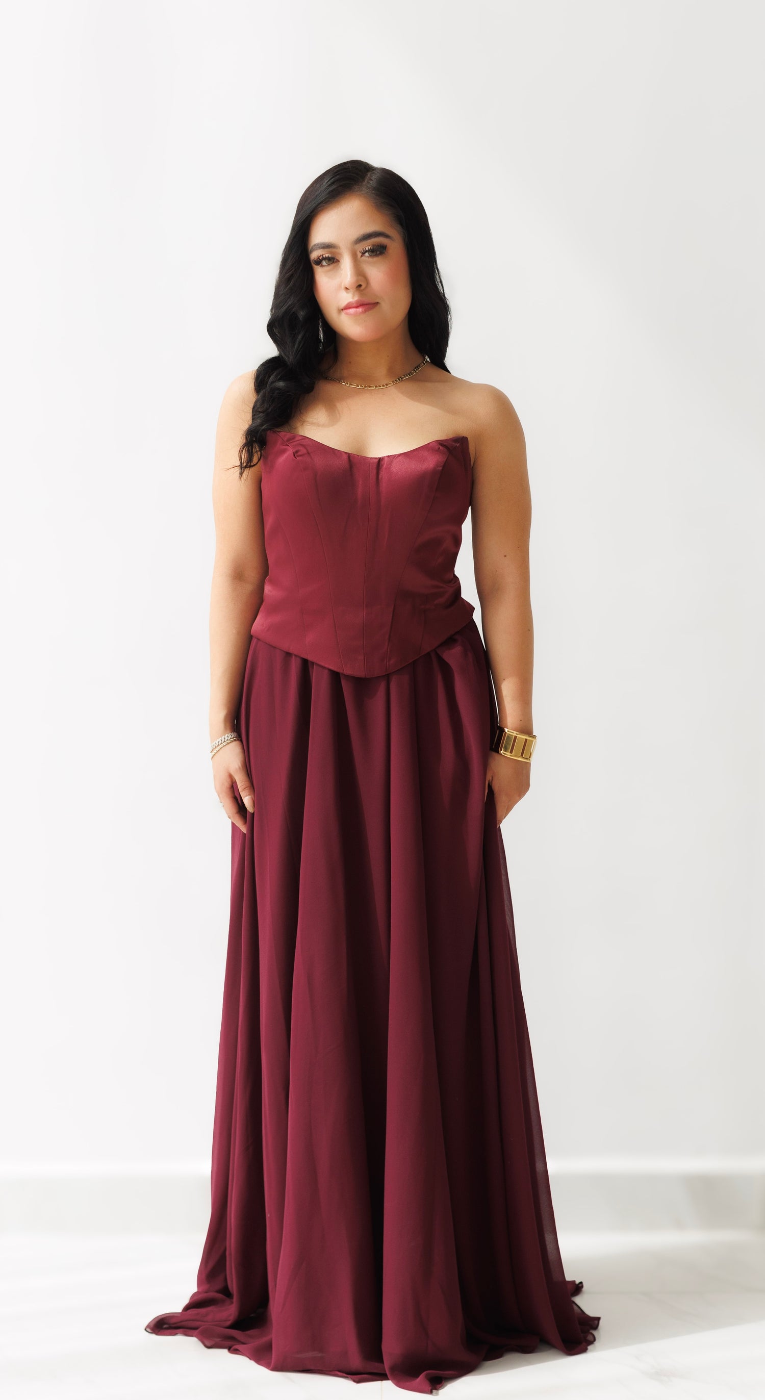 Vestido Guinda