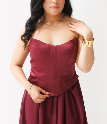Vestido Guinda
